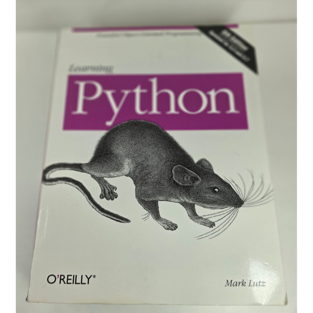 Learning Python 5th Ed Mark Lutz O'Reilly Programming Textbook 9781449355739
